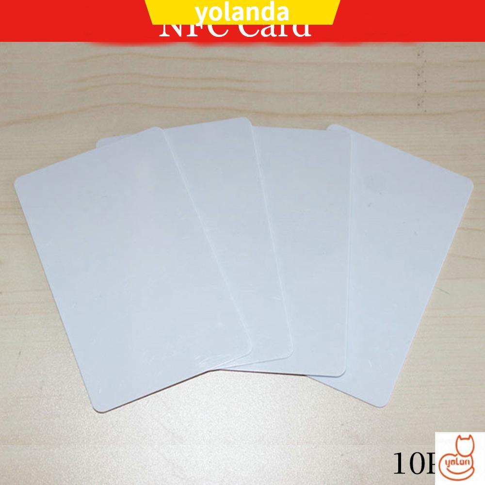 ☆YOLA☆ 10pcs Sim Cards &amp; Accessories NTAG215 Waterproof NFC Tags NFC Card Portable Access Control Check Contactless High-frequency Cheap RFID Cards