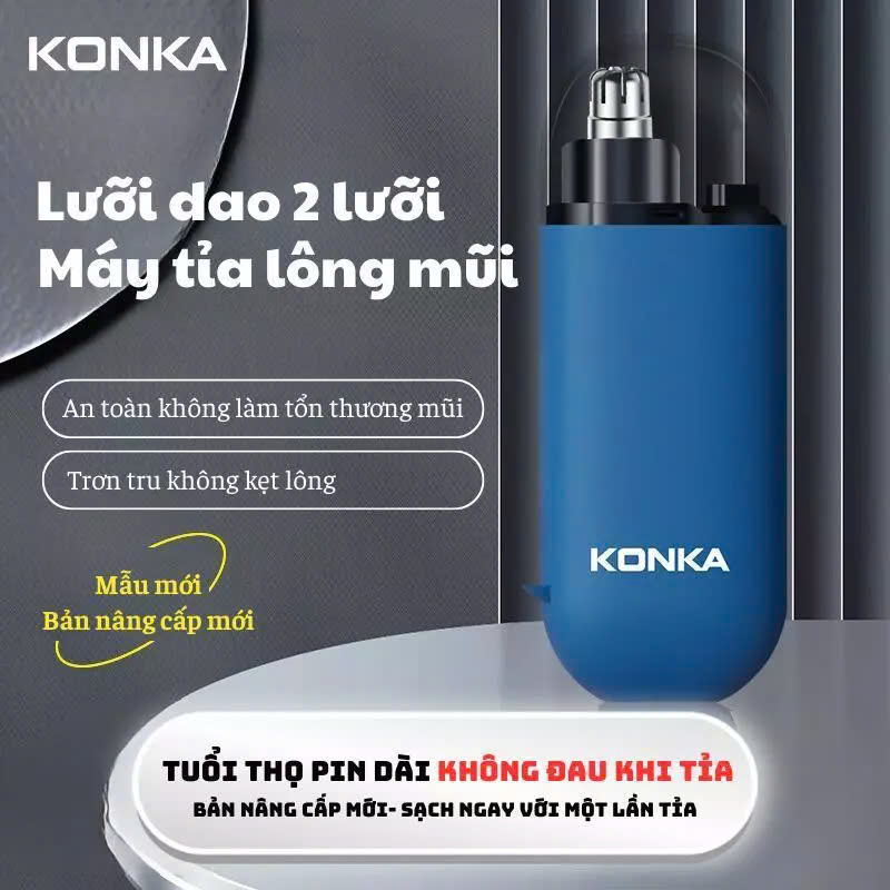 Máy cắt tỉa lông mũi chuyên nghiệp pin sạc chống nước MÀU ĐEN hoàn hảo cho vẻ ngoài của bạn