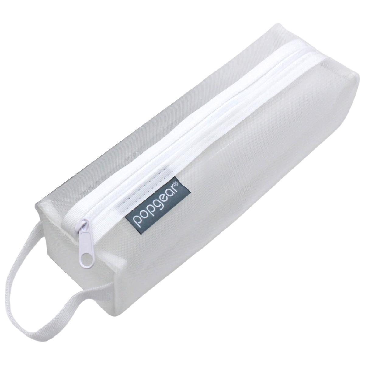 Bóp Viết Lưới Vuông - popgear 81220 - Màu Trắng