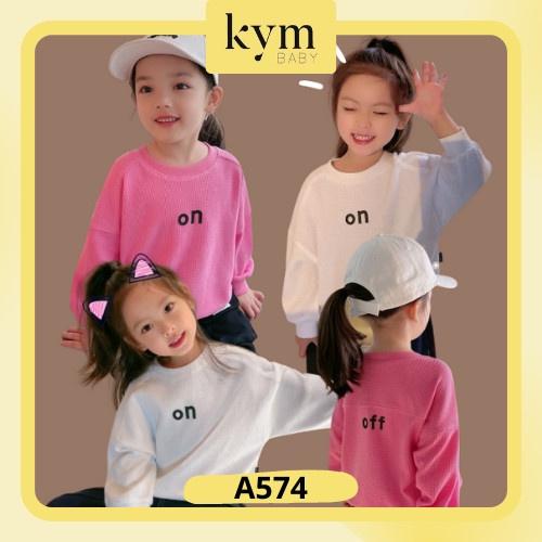 Áo hoodie “no off” phong cách Hàn Quốc cho bé A574