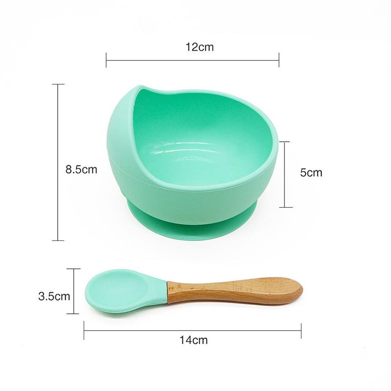 4 Hoạt Hình In Dẻo Silicone Chống Thấm Nước Cho Bé Bộ Yếm Và Huấn Luyện Cốc Trẻ Em Tự Ăn Chống Trượt Nhà Hút Bộ Đồ Ăn