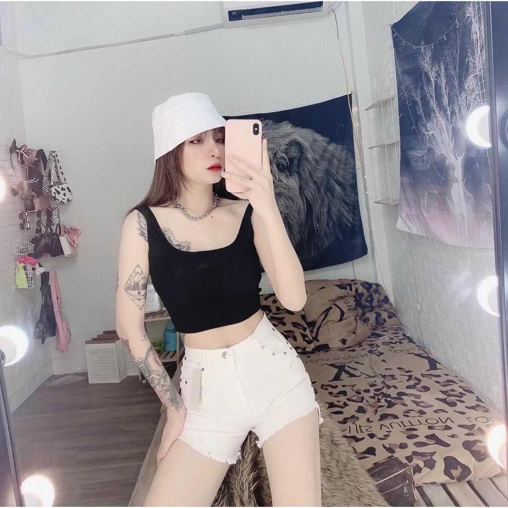 Áo 2 dây croptop hở lưng