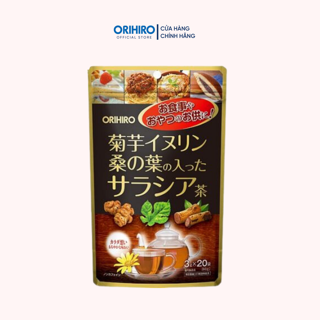 Trà cúc vu dâu tằm Salacia hỗ trợ giảm cân Orihiro 20 gói