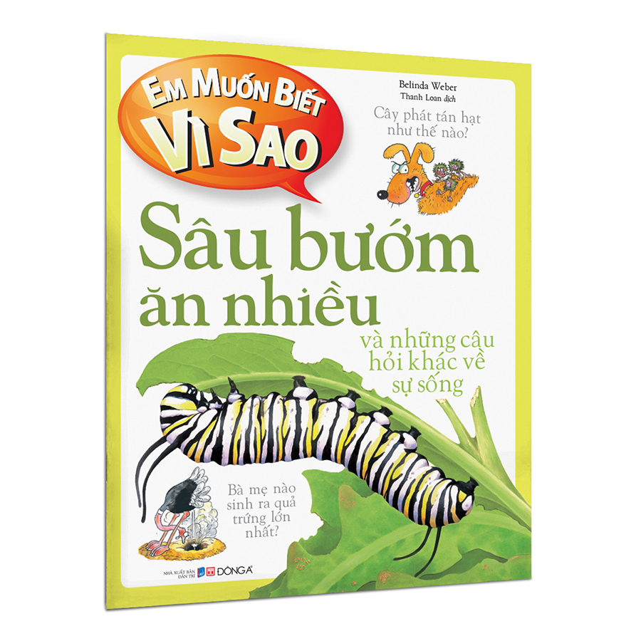 Em muốn biết vì sao sâu bướm ăn nhiều và những câu hỏi khác về sự sống