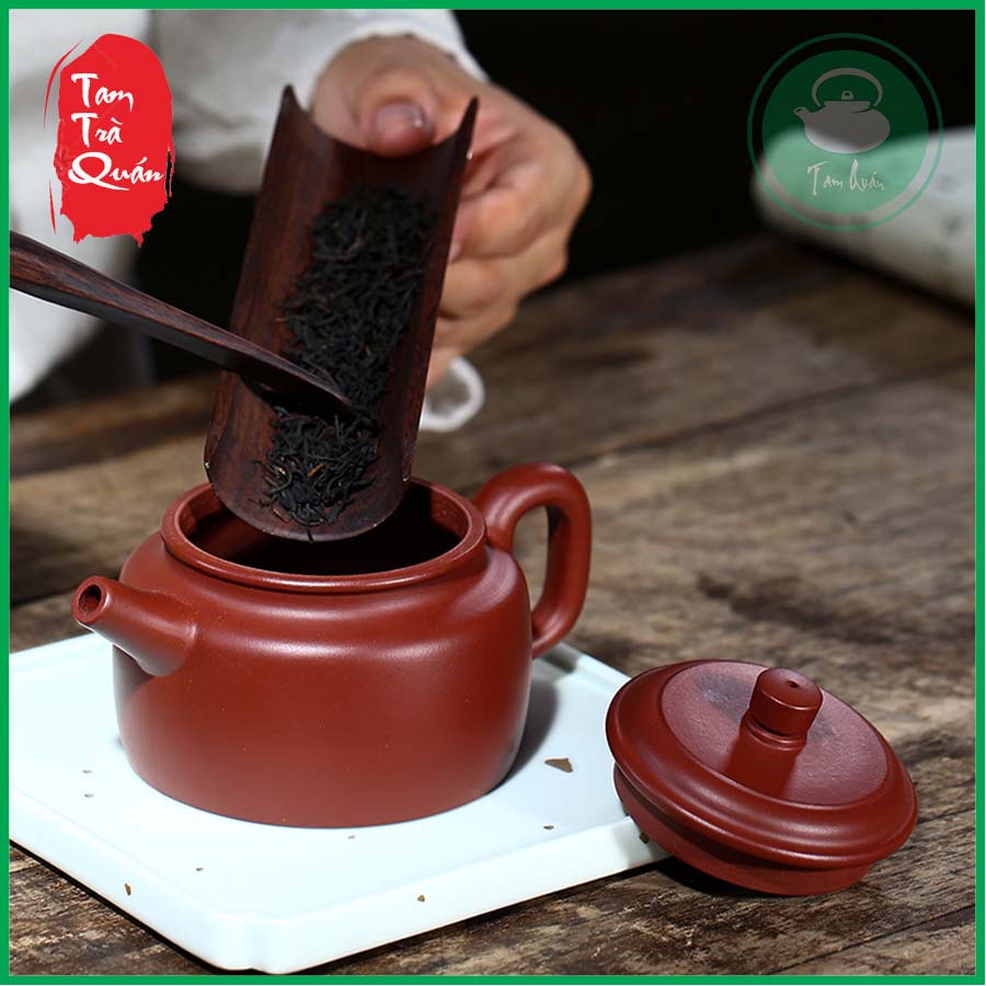 Ấm tử sa đức chung Nghi Hưng đại hồng bào 240ml