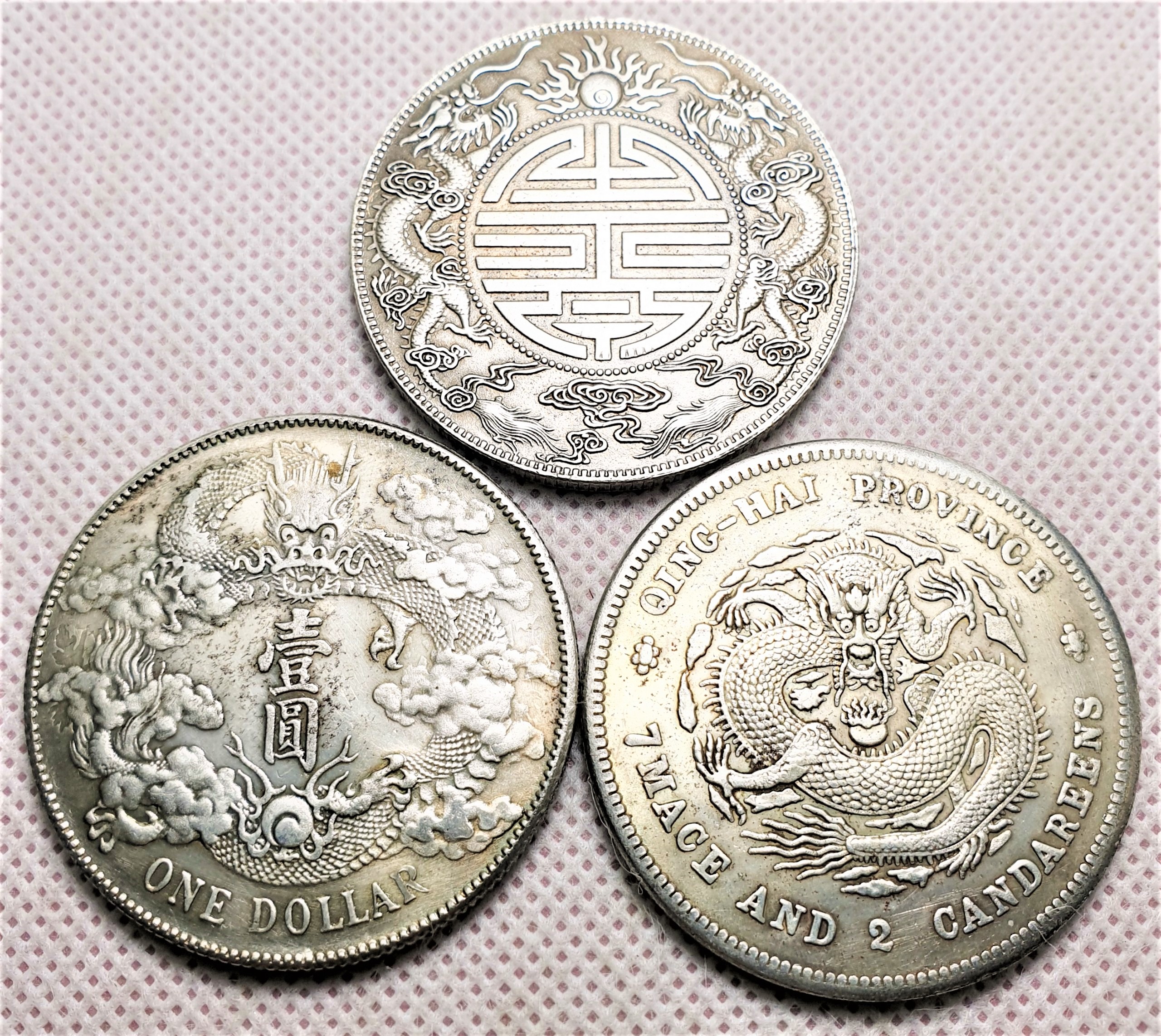 Bộ 3 Xu Rồng Phong Thuỷ phù trợ May Mắn, Bình An