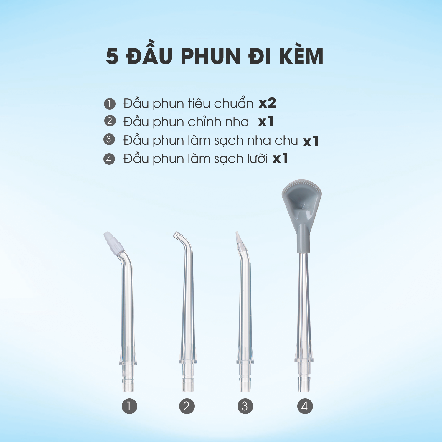 Má́y Tăm Nước Gia Đình Waterpush 1912 - Bình chứa 600ml siêu lớn - 10 chế độ áp lực nước - Áp suất nước tiêu chuẩn đẩy sạch mảng bám