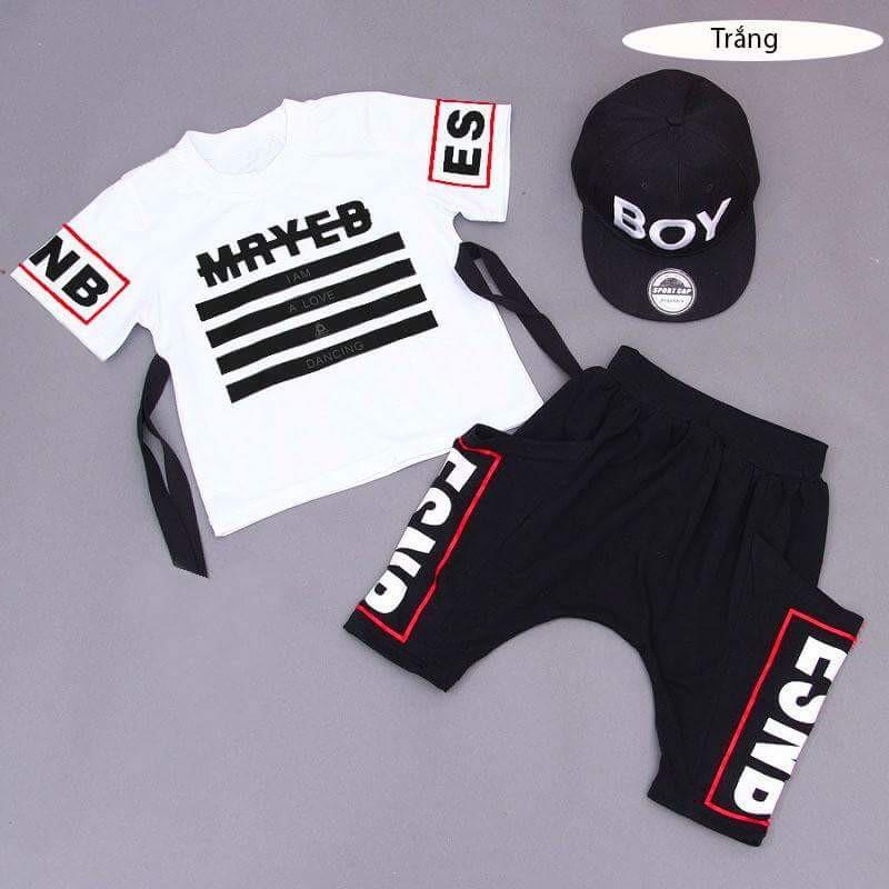 Bộ quần áo thể thao HipHop dành cho bé trai, bé gái - Quần áo trẻ em - SockiMall .