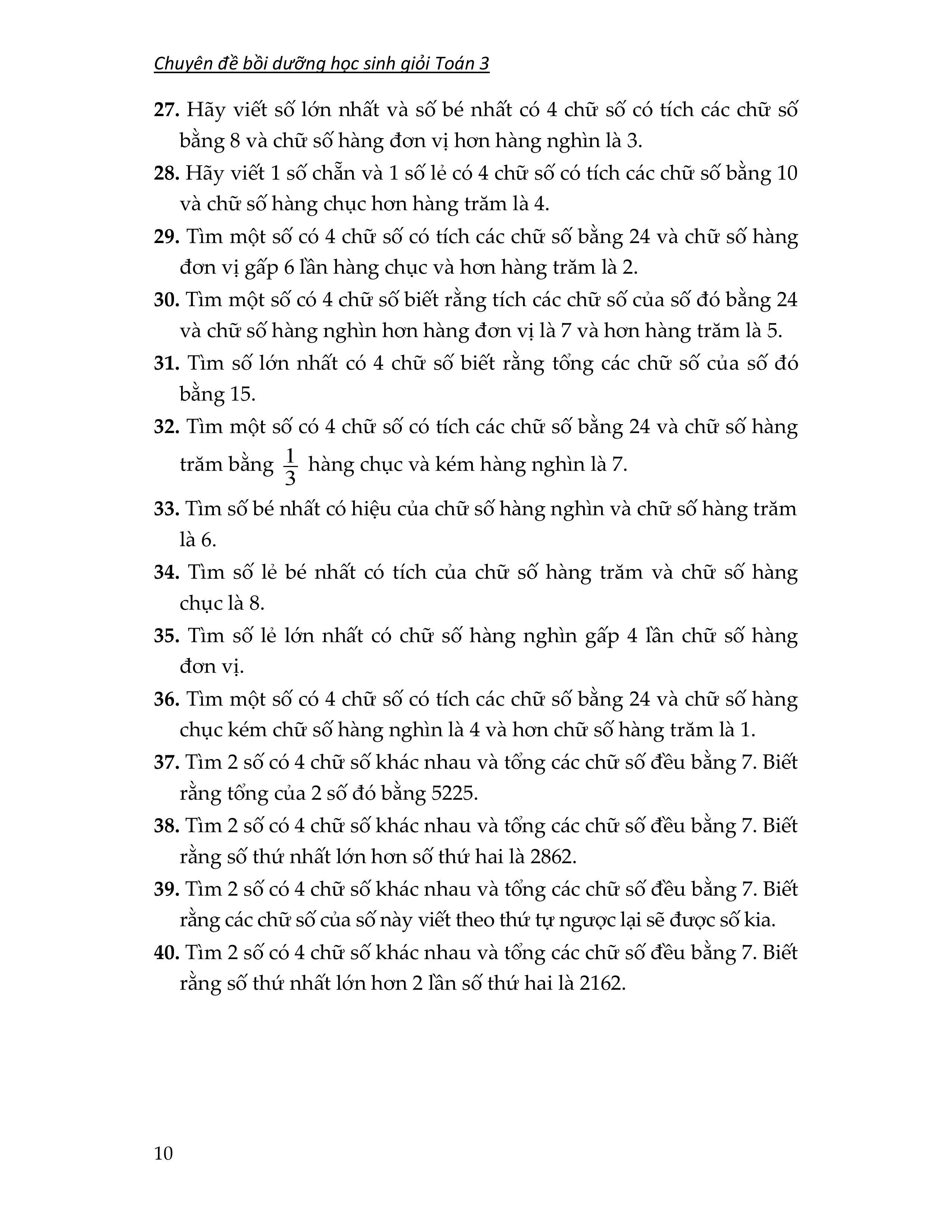 Sách - Chuyên Đề Bồi Dưỡng Học Sinh Giỏi Toán 3