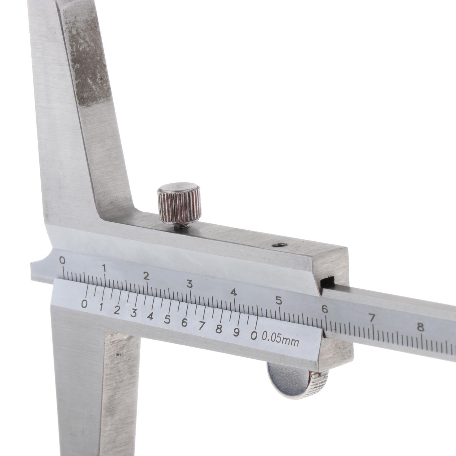 Stainless Steel Vernier Depth Gauge Gage Vernier Caliper 150mm 200mm 300mm