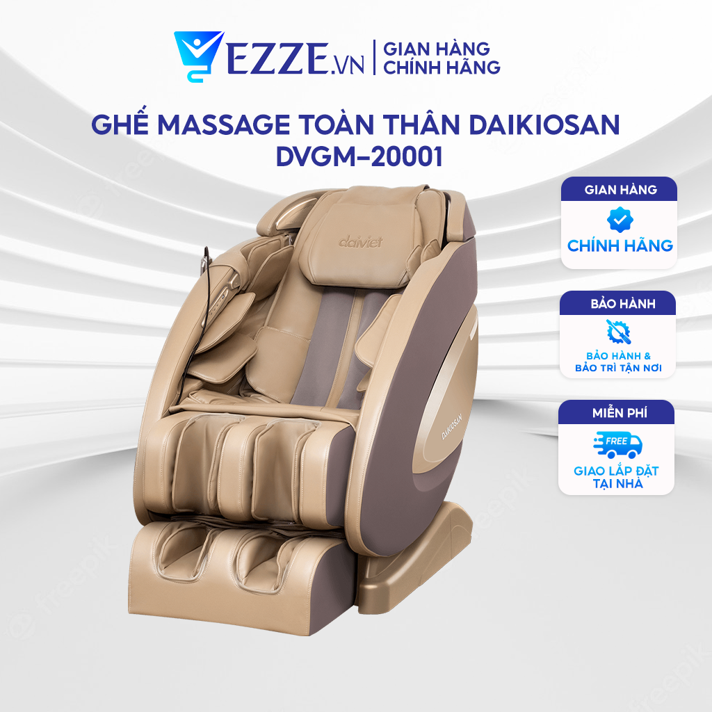 Ghế Massage Daikiosan DKGM-20001 Chế Độ Không Trọng Lực, Công Nghệ AI, Scan Cơ Thể, 3D Massage