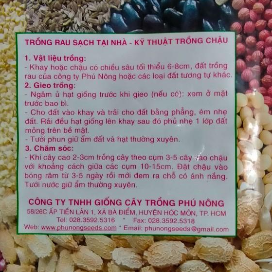 Hạt Giống Ngò Gai (Mùi Tàu) Dễ Trồng, Thơm 5Gr - Trồng Rau Xanh Rau Sạch, Bằng Đất Sạch, Mùn Dừa, Phân Bón Hữu Cơ - Phú Nông