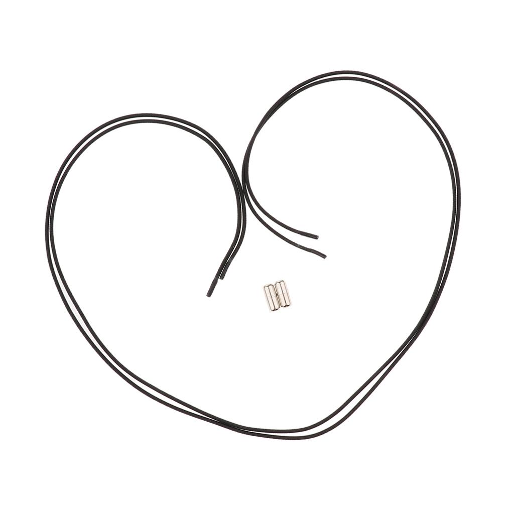 2pcs/Set Unisex No Tie Shoe Laces Elastic Rubber Shoelaces Elastics