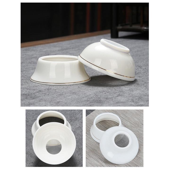 Bộ Thưởng Trà Đạo Gốm Sứ Yabline Kettle Cao Cấp kèm hộp đựng chống sóc