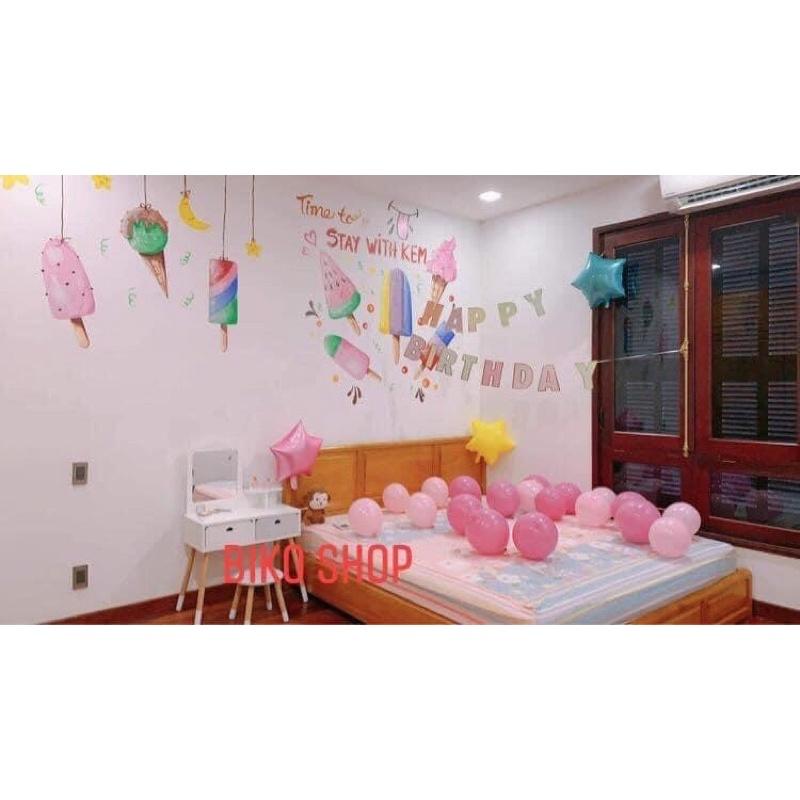 Bàn trang điểm màu trắng 97cm cho bé yêu