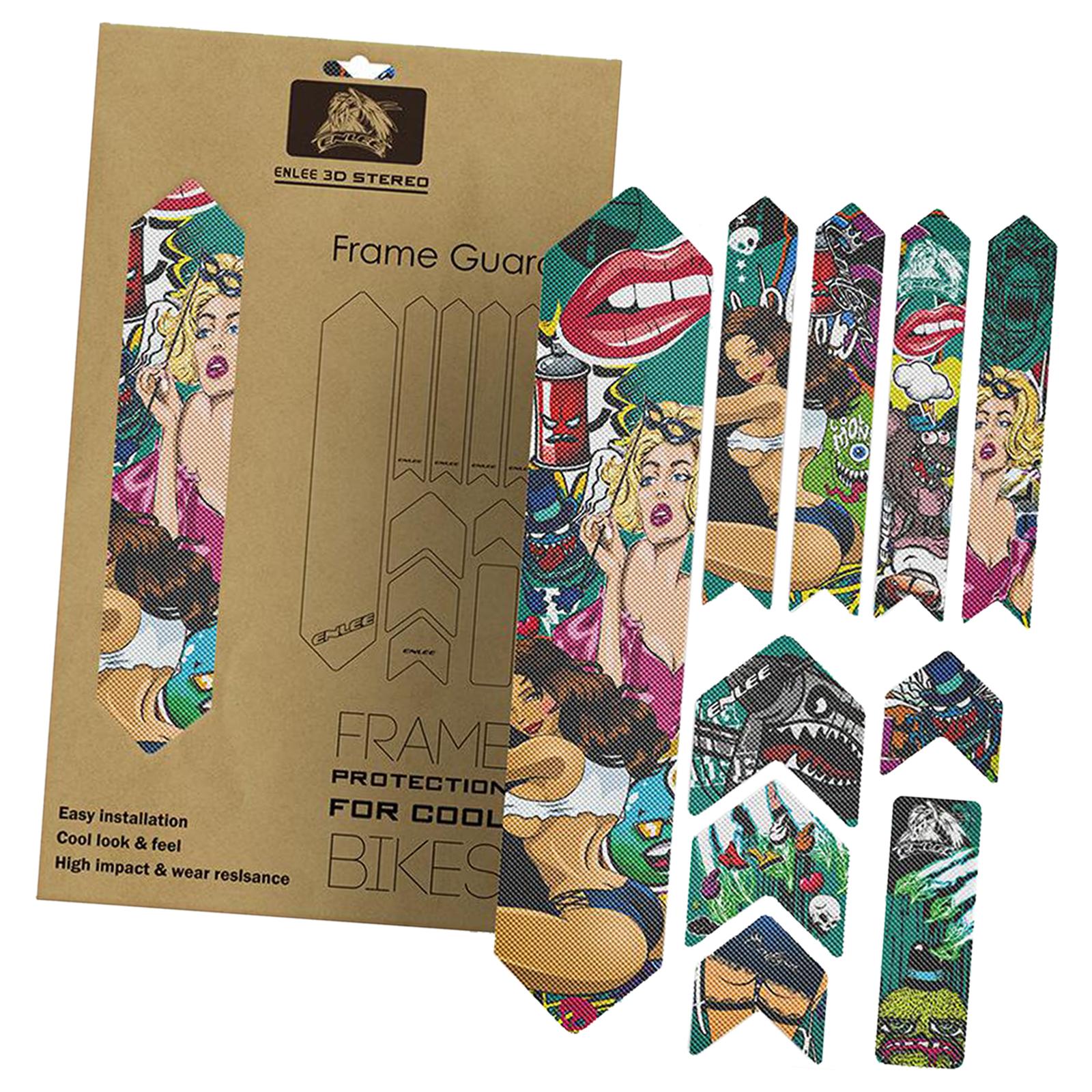 Bike Frame Protector Guard MTB Road Bicycle Sticker Decorative Tape