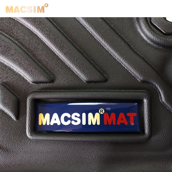 Thảm lót sàn xe ô tô Toyota Avanza 2022 Nhãn hiệu Macsim chất liệu nhựa TPE cao cấp màu đen
