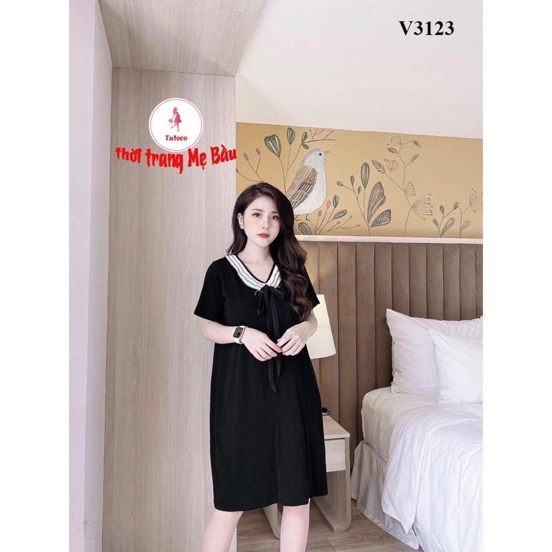 váy bầu mùa hè chất lụa hàn mát mềm mịn sang chảnhđầm bầu thiết kế siêu xinhváy bầu xinh freesize 43-68