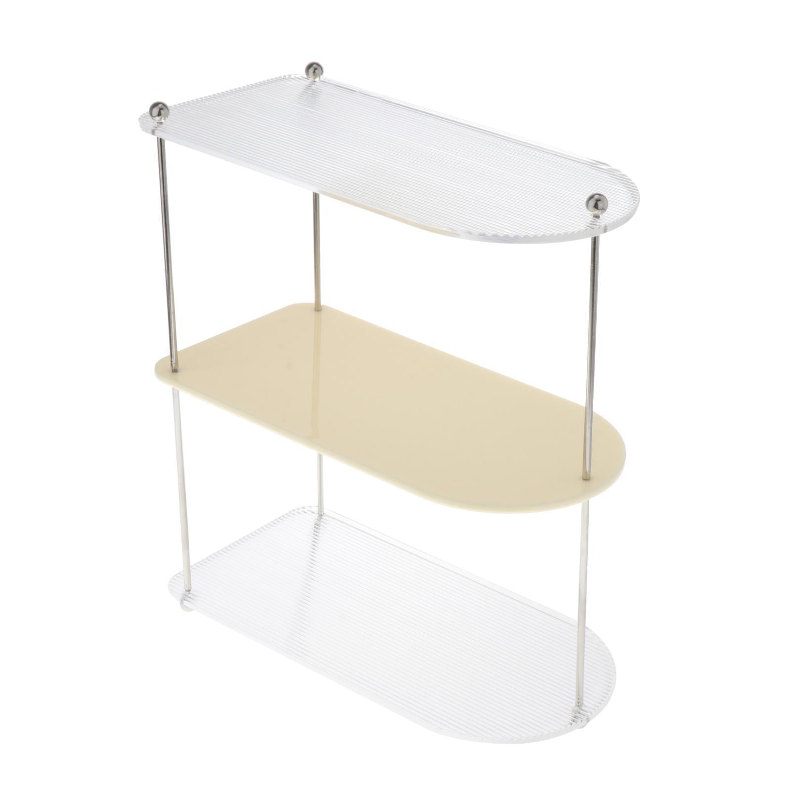 Layered Vanity Organizer Tray Holder Spice Rack for Bedroom Kitchen Dresser