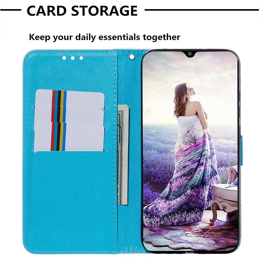 Ốp lưng điện thoại dạng ví da lật dành cho Xiaomi Redmi Note 8T Xiaomi Redmi Note 7 8 Pro