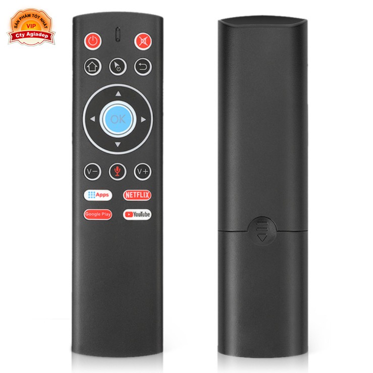 Chuột bay voice nhận dạng giọng nói Remote Tivibox SmartTV AGD T1