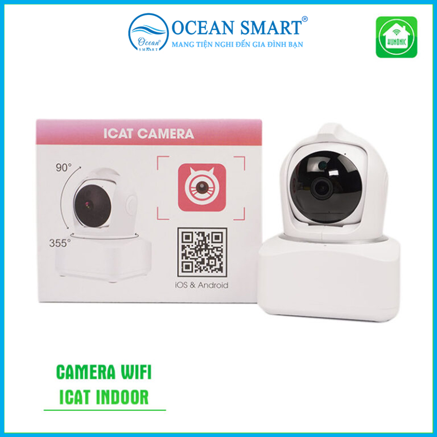 Camera Kết Nối Thông Minh Độ Phân Giải Cao Wifi ICat Indoor - CMRICID - HÀNG CHÍNH HÃNG