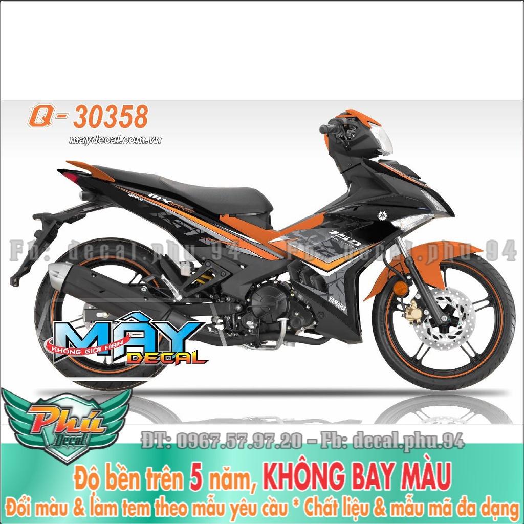 Tem Rời Exciter 150 cam đen