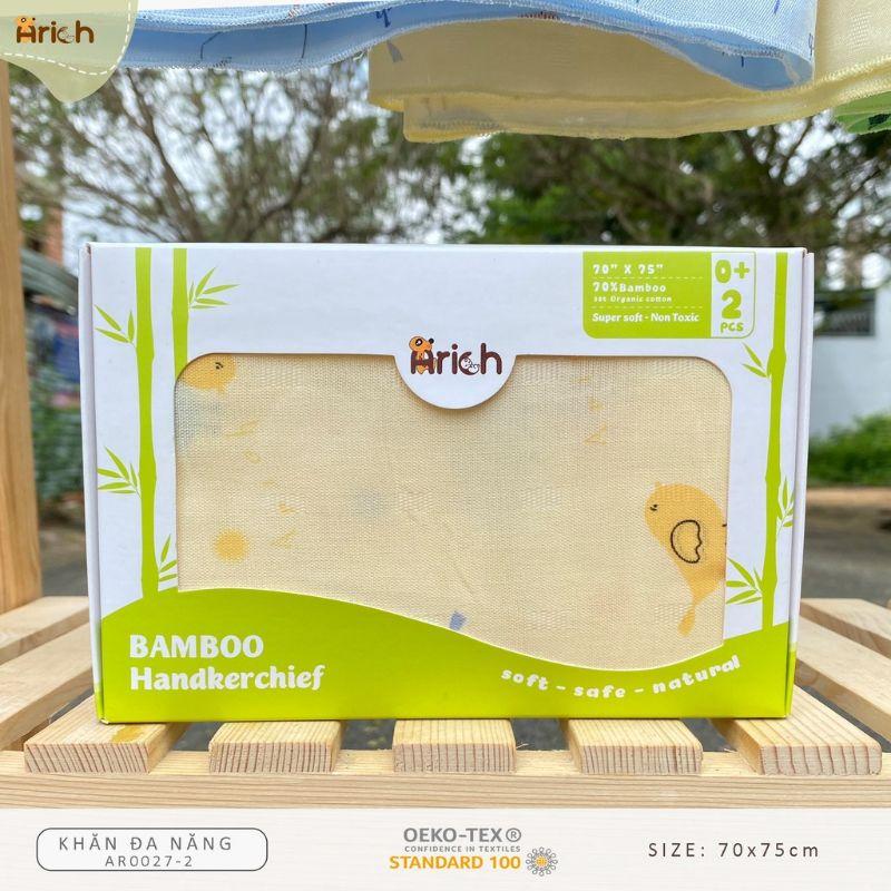 Khăn sợi tre Arich mẫu siêu xinh(khăn sữa, khăn tắm, khăn choàng quấn