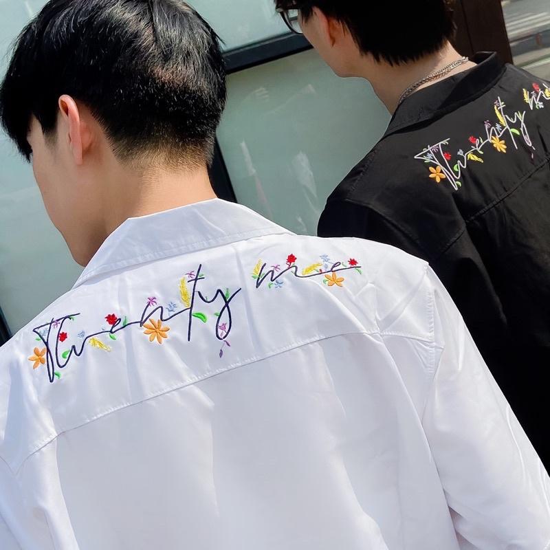 Áo sơ mi thêu hoa Floral Shirt XXME