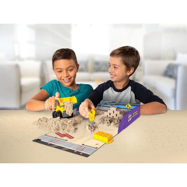 Đồ chơi KINETIC SAND Bộ dụng cụ và cát xây dựng công trình 6044178