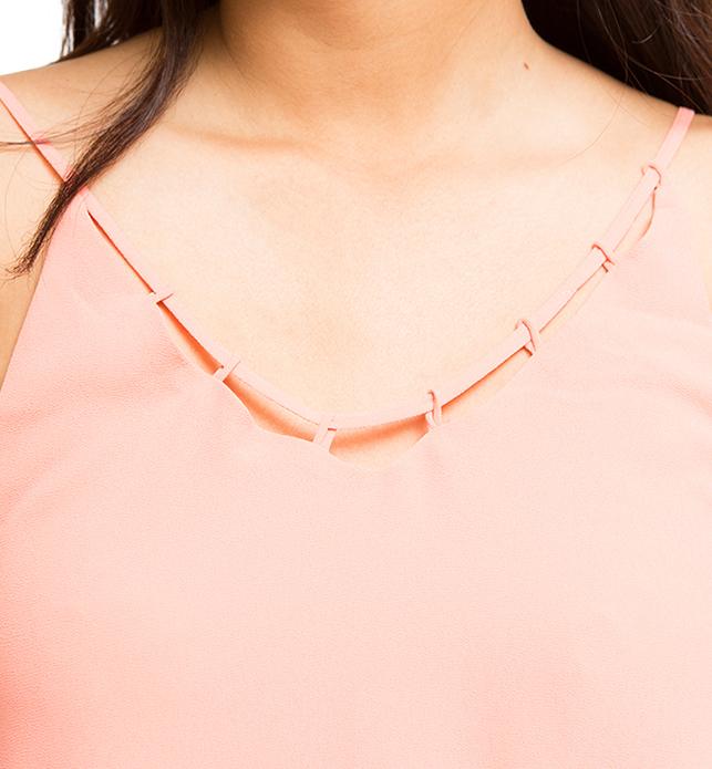 Áo Hai Dây Hai Lớp Nữ Hity TOP047 - Hồng (Size