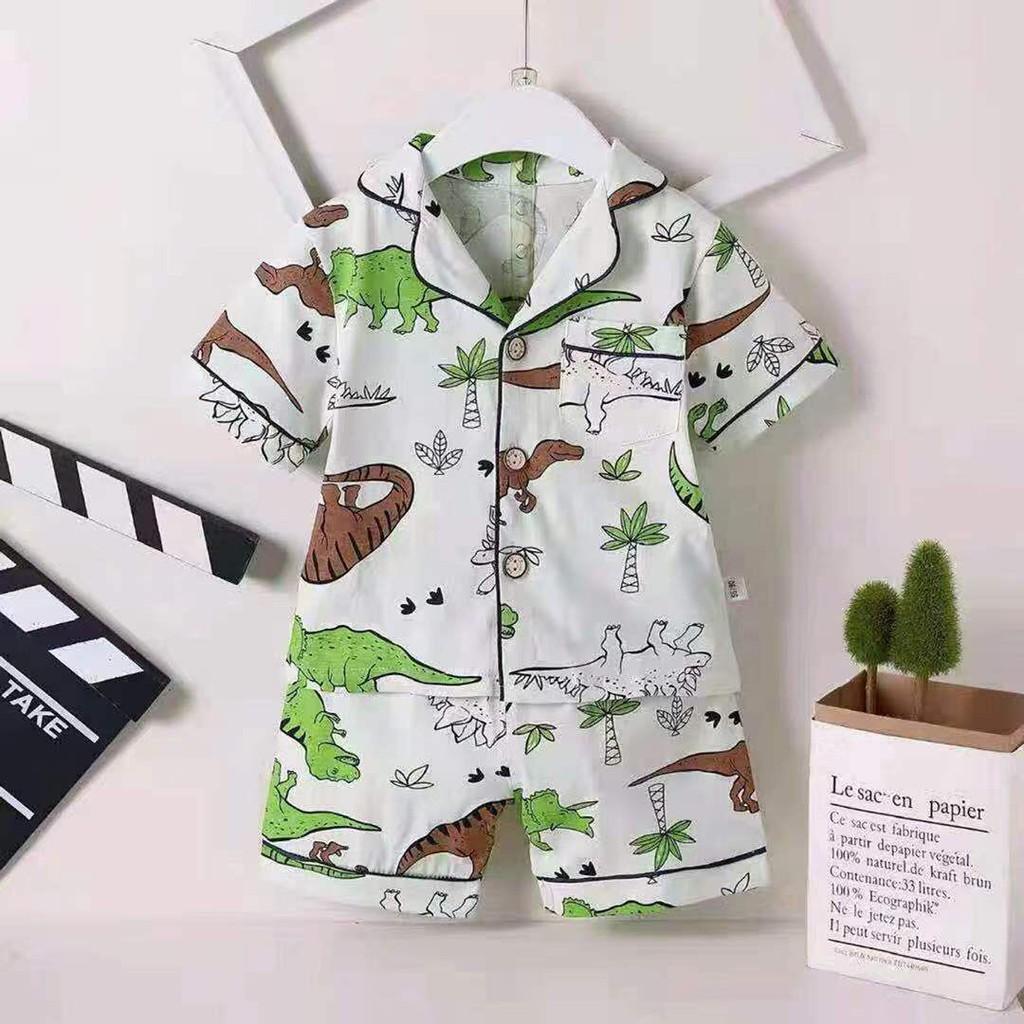 Bộ Pijama Quảng Châu chất mềm cho bé trai