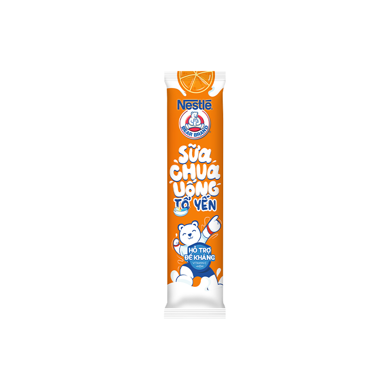 [TẶNG 4 GÓI KHI MUA 28 GÓI] Thùng 32 gói Sữa Chua Uống Tổ Yến Nestlé Yogu Gấu hương CAM (28+4)x75ml