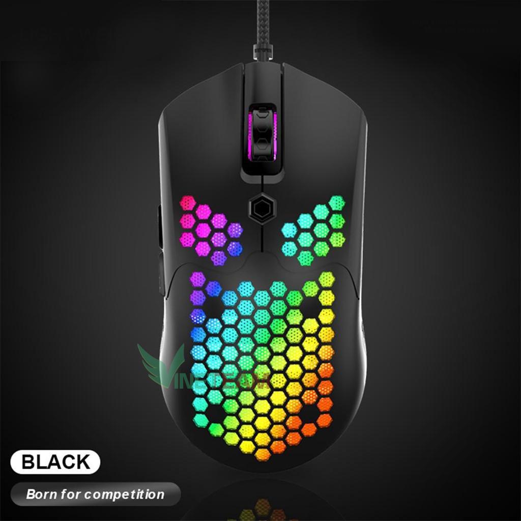 Chuột Quang Chơi Game Có Dây Zoya M5 12000 Dpi có thể điều chỉnh - Thiết kế độc lạ - Led Rgb đổi màu cực chất -dc4064