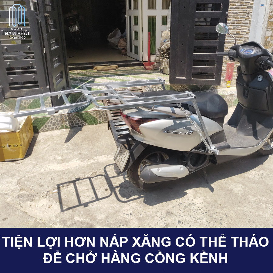 Baga chở hàng Mở Cốp đổ xăng Loại Dày Cho Mọi loại xe