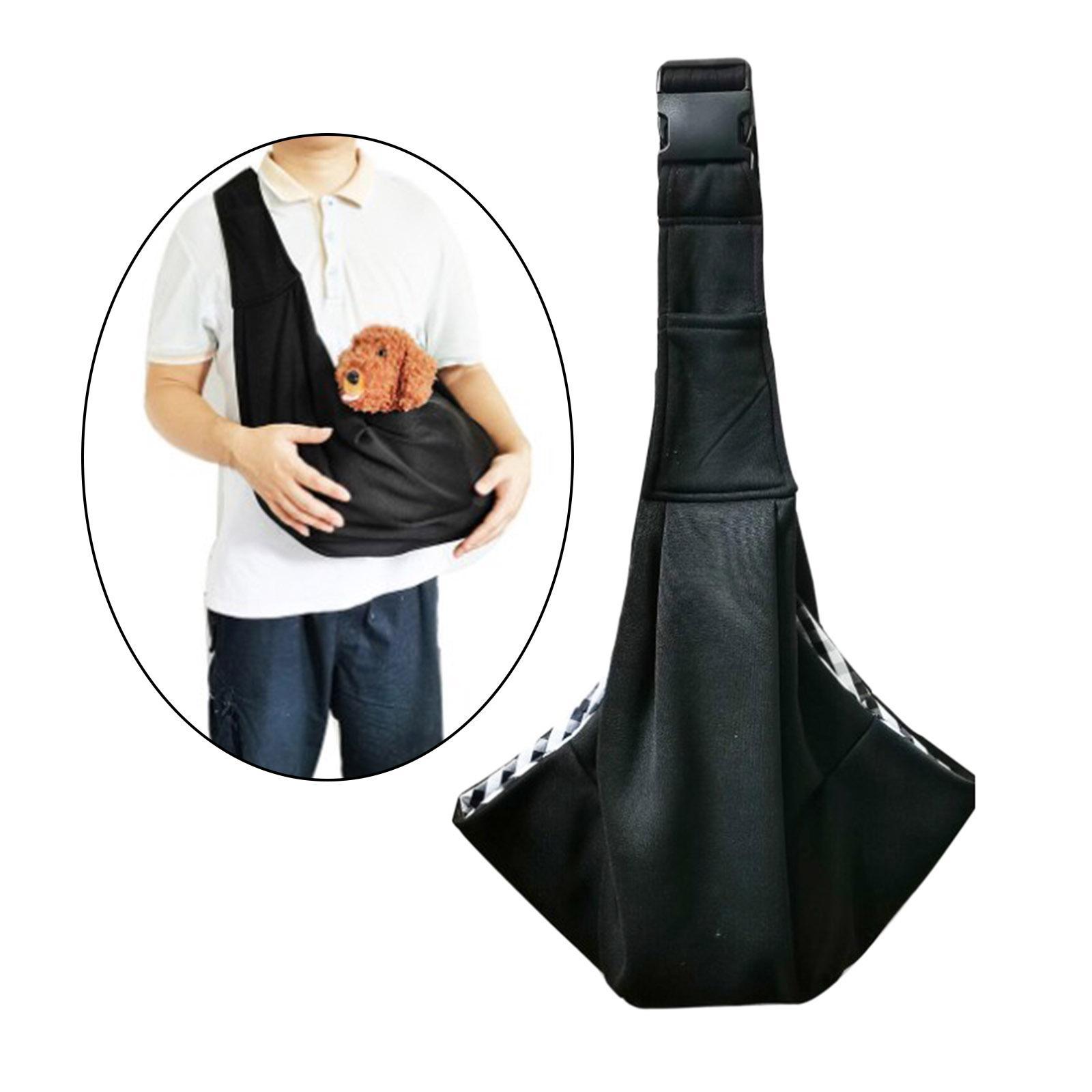 Pet Carrier Adjustable Shoulder Black