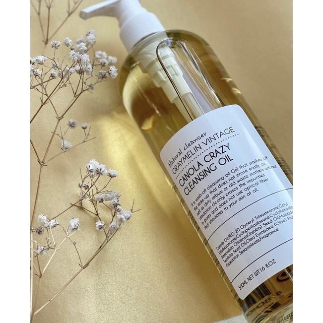 DẦU TẨY TRANG HOA CẢI GRAYMELIN VINTAGE-CANOLA CRAZY CLEANSING OIL