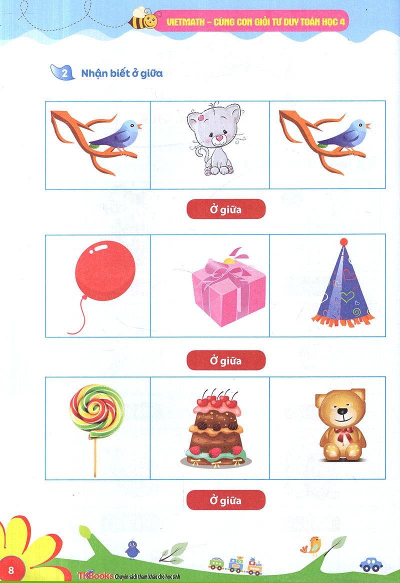 Viethmath - Cùng Con Giỏi Tư Duy Toán Học Tập 4 (Tái Bản 2020)
