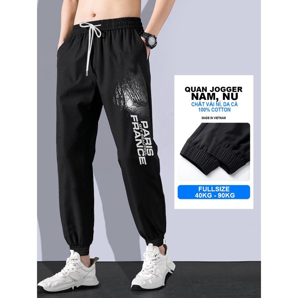 Quần Jogger nam cao cấp JGN46, ống bó dễ phối đồ, vải nỉ bền, thoáng mát- Thời Trang Waoo