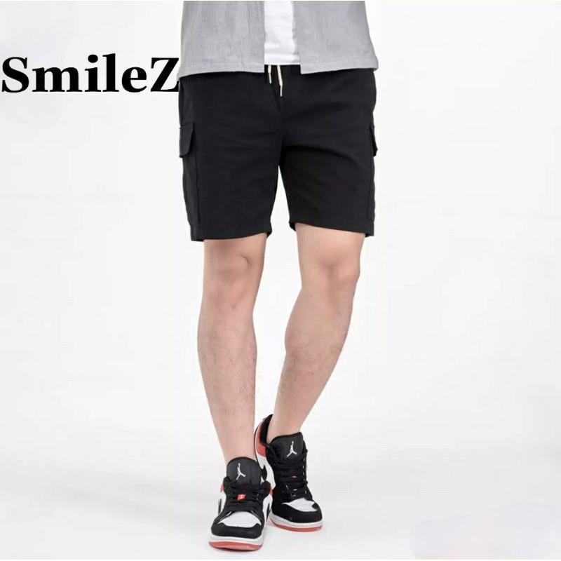 Quần short đũi kaki SmileZ unisex phong cách Ulzzang