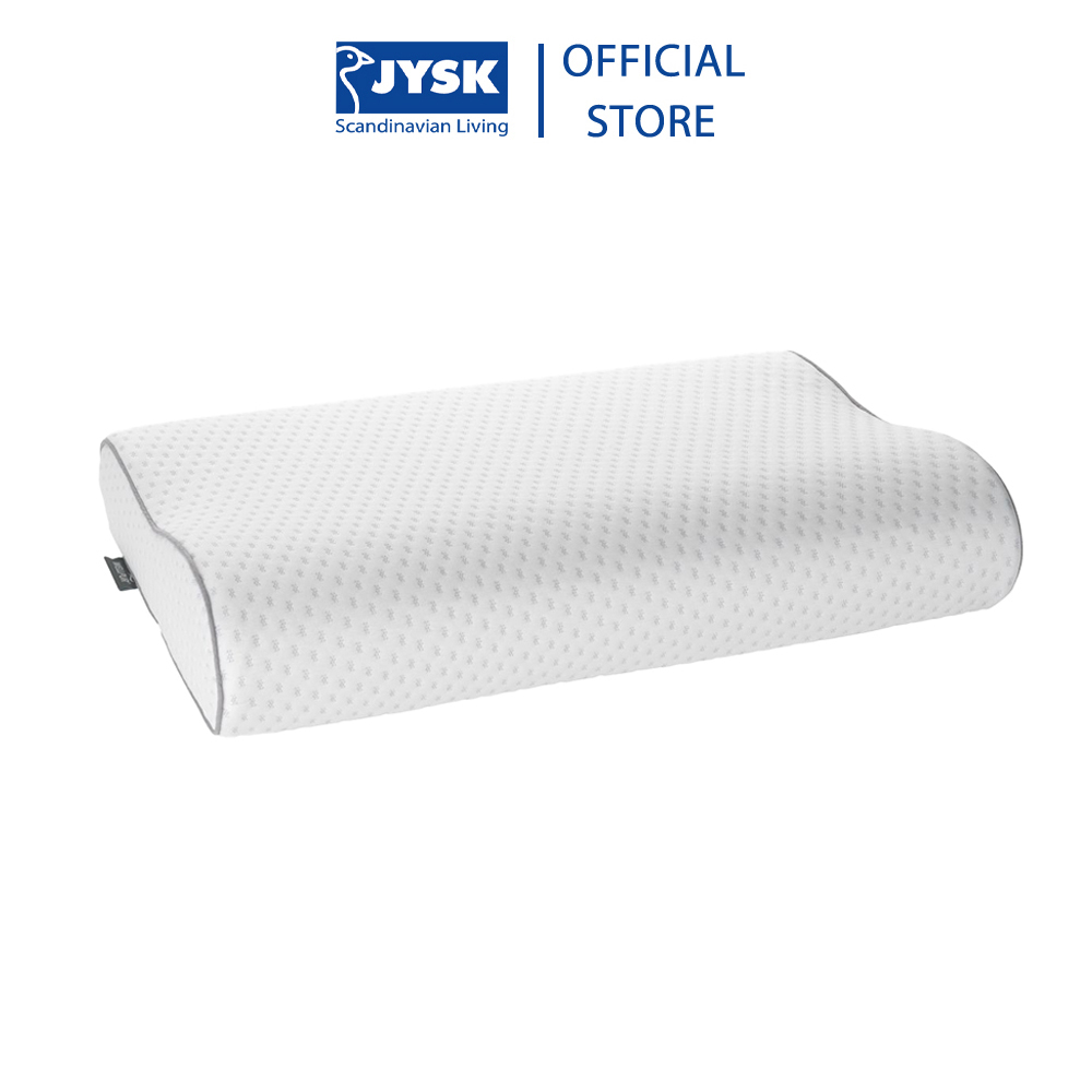 Ruột gối Memory Foam | JYSK Wellpur Valle | trắng | R40xD60xC11/9cm