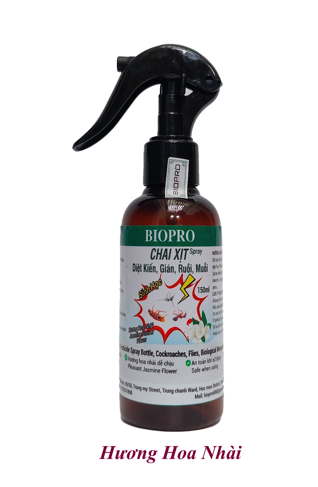 Chai xịt diệt kiến diệt gián ruồi muỗi Sinh học Biopro Chai 150ml Diệt sạch côn trùng gây hại An toàn Hiệu quả Sx tại VN