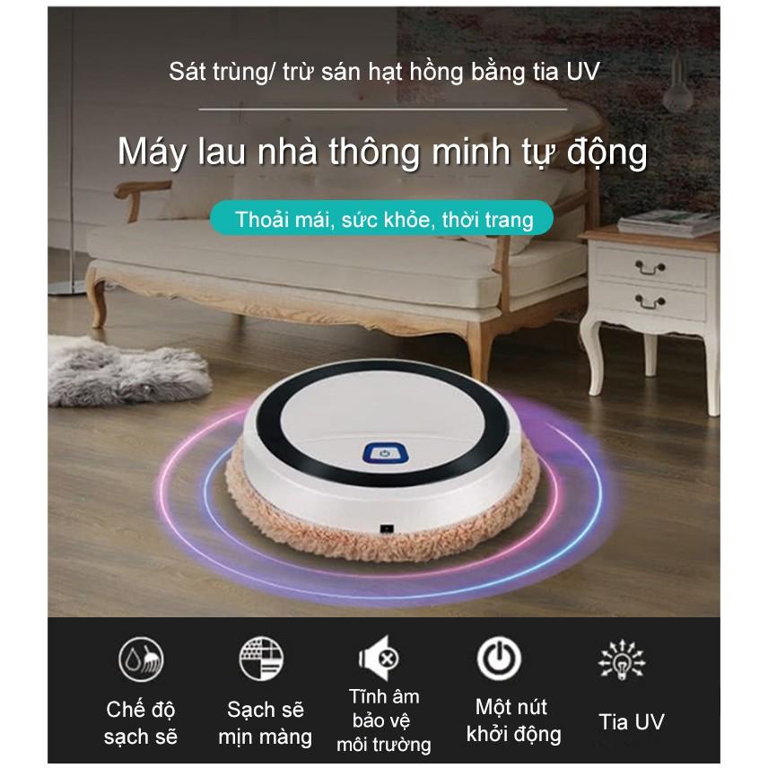 Robot dọn nhà lau nhà sát trùng với tia UV thông minh - Home and Garden