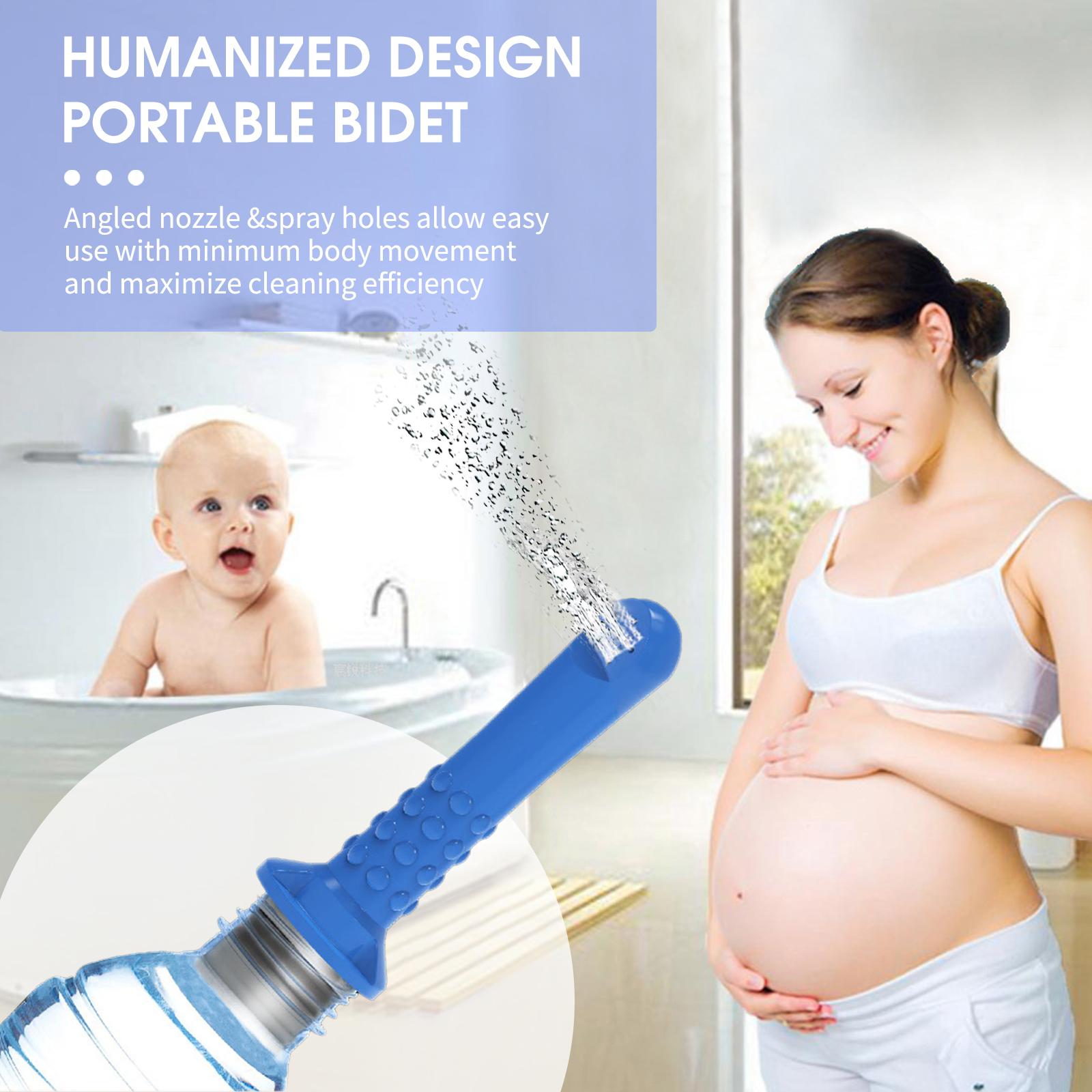 Đầu phun Bidet Du lịch cầm tay để chăm sóc sau sinh, sử dụng cho trẻ em với 5 vòng thun