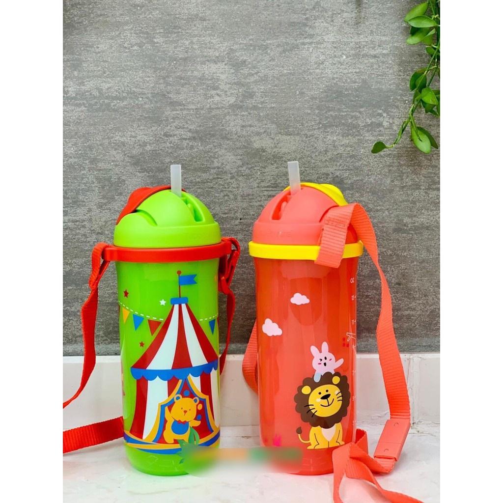 Bình nước có ống hút Tupperware Kiddos Tumbler Circus 500ml