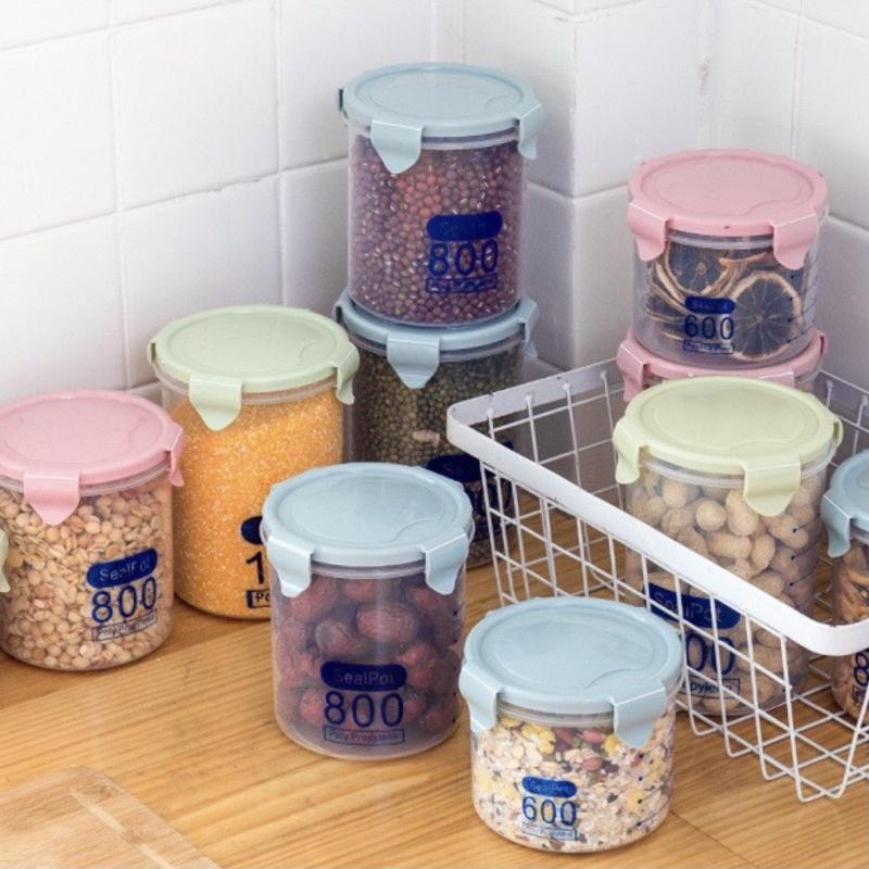 Set 3 hộp nhựa đựng thực phẩm có chia vạch tiện lợi