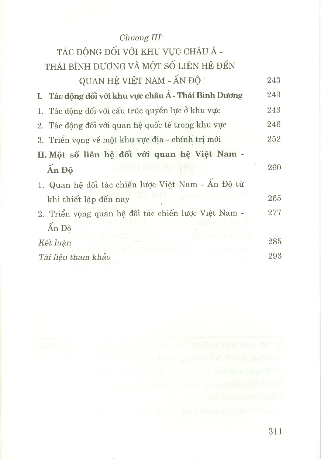 Xu Hướng Phát Triển Và Chính Sách Của Ấn Độ Đối Với Châu Á - Thái Bình Dương Đến Năm 2030 (Sách Chuyên Khảo)