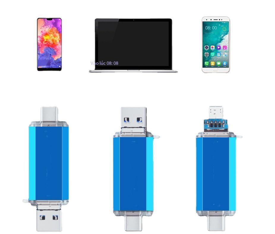 Ưu đãi đặc biệt Thâm Quyến bán trực tiếp điện thoại di động Android otg Ổ đĩa flash USB kim loại loại C ổ đĩa flash điện thoại thông minh 32G64g