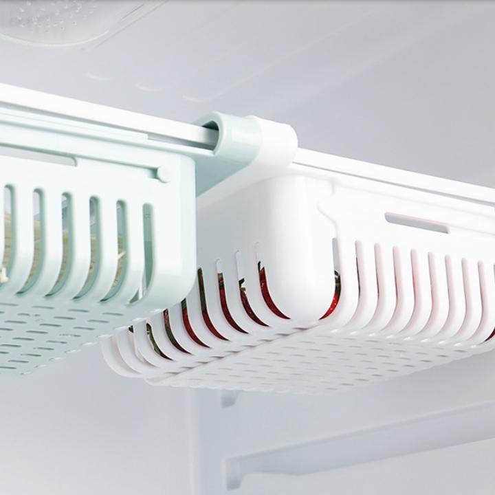 COMBO 2 KHAY RỔ NHỰA KÉO DÀI ĐỰNG THỨC ĂN THỰC PHẨM TRONG TỦ LẠNH THÔNG MINH
