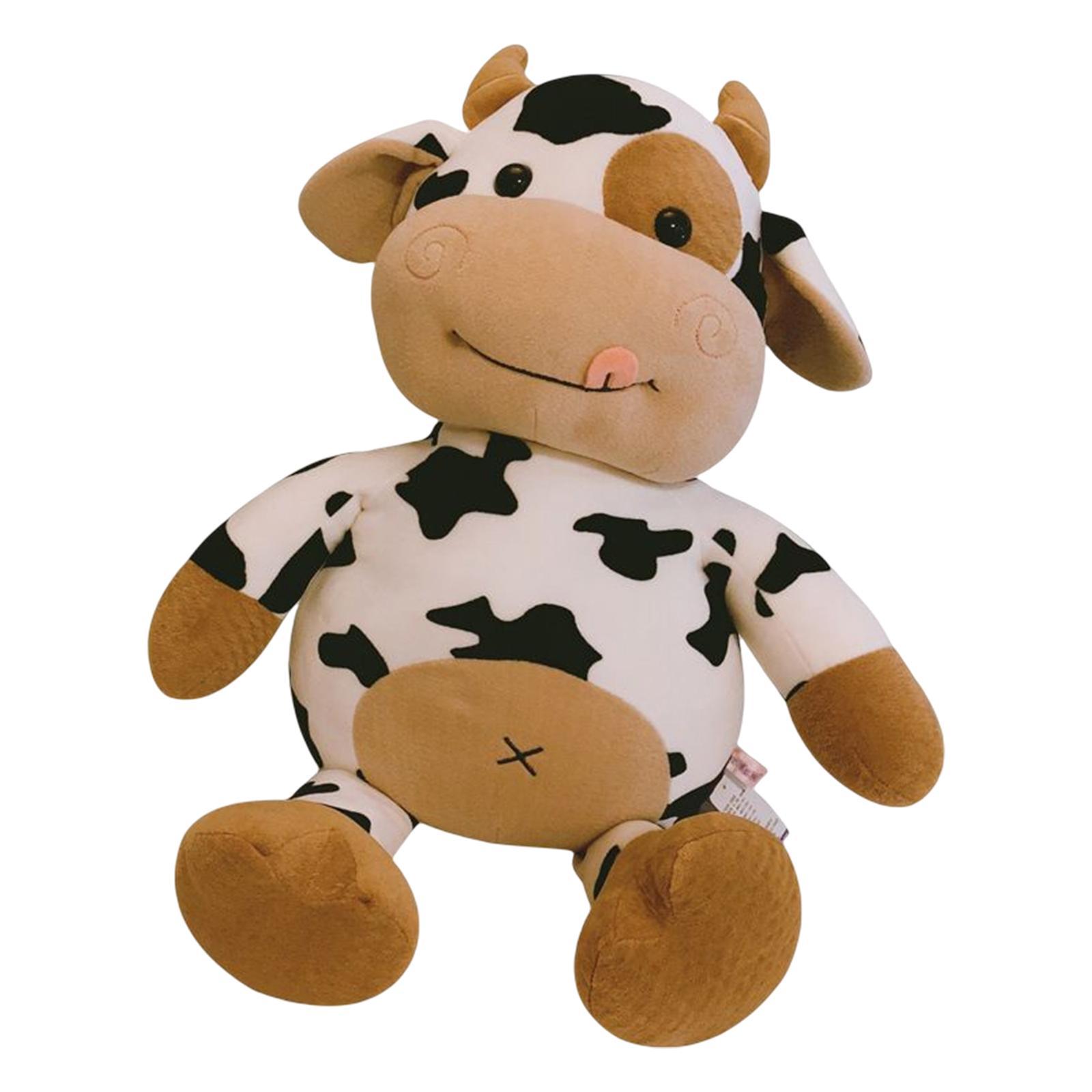 Plush Cow Toy Lovely Lifelike Soft for Home Decoration Birthday Gifts Girls